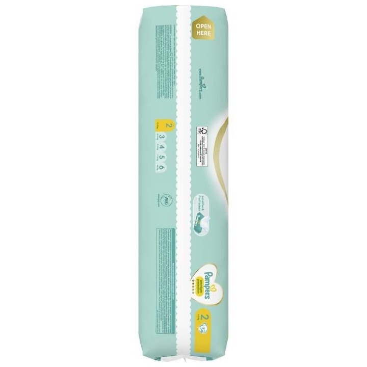PAMPERS Premium Protection Taille 2 - 54 Couches