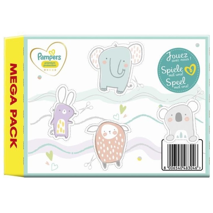 PAMPERS Premium Protection Taille 3 - 111 Couches