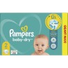 Couches PAMPERS Baby-Dry Taille 2 - x124