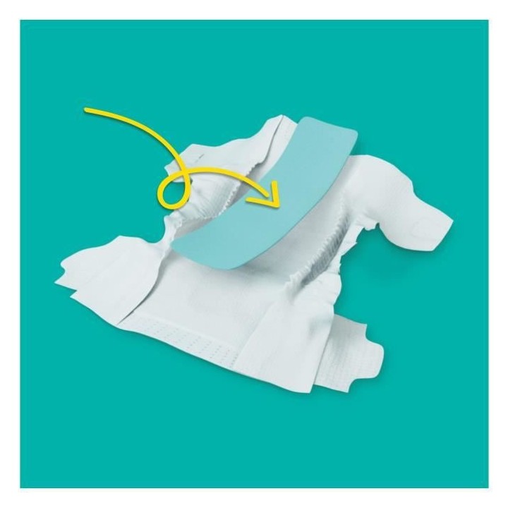 Couches PAMPERS Baby-Dry Taille 3 - x108