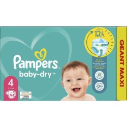 Couches PAMPERS Baby-Dry Taille 4 - x94