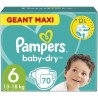 PAMPERS Baby-Dry Taille 6 - 70 Couches