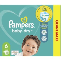 PAMPERS Baby-Dry Taille 6 - 70 Couches