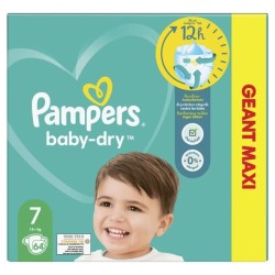 PAMPERS Baby-Dry Taille 7 -...