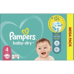 PAMPERS Baby-Dry Taille 4 -...