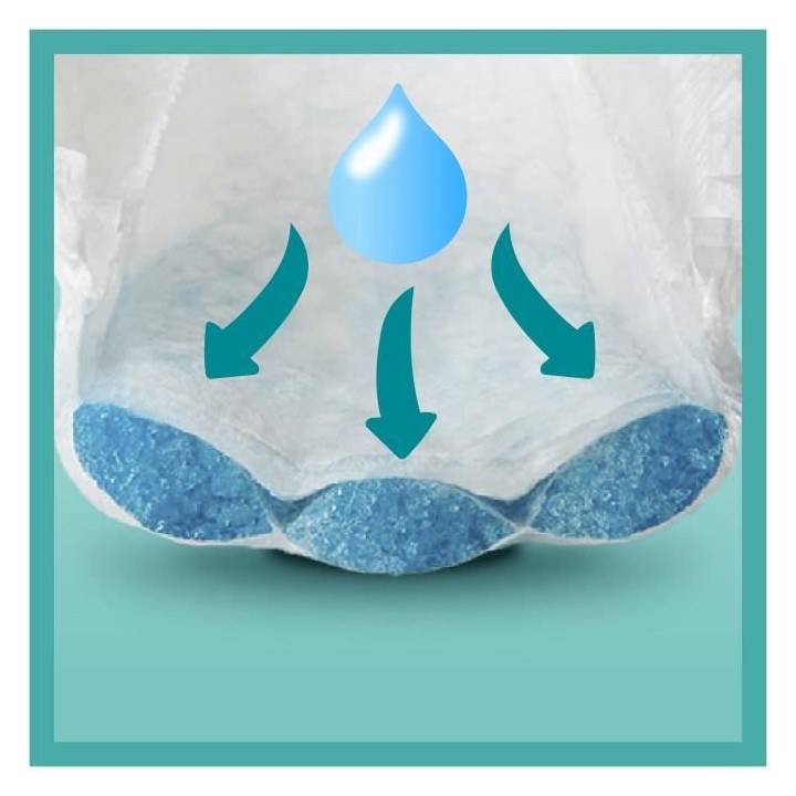 PAMPERS Baby Dry Taille 5 - 11 a 16kg - 144 couches - Format pack 1 mo