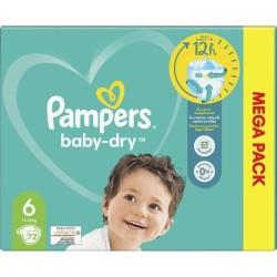 PAMPERS Baby-Dry Taille 6 -...