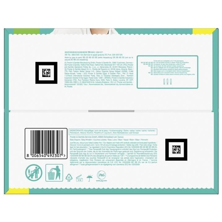 PAMPERS Baby-Dry Taille 6 - 72 Couches