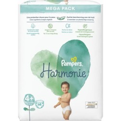 PAMPERS Harmonie Taille 4+...