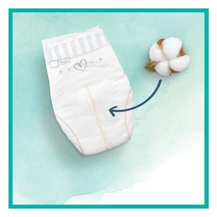 PAMPERS Harmonie Taille 4+ - 26 Couches