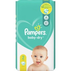 PAMPERS Baby-Dry Taille 2,...