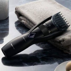 Panasonic - Personalcare ER-GB37-K503 | Tondeuse 2 en 1 - Barbe et cheveux 20 réglages 4 Accessoires 40 min d'autonomie Charge