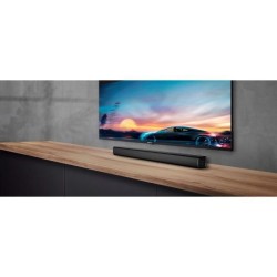 PANASONIC SC-HTB100 - Barre de son compacte - 45W - Port Bass Reflex - Bluetooth, HDMI, USB, Entrée optique - Noire brillante