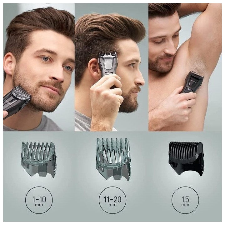 PANASONIC Tondeuse multi usages - 40 hauteurs de coupe - ER-GB61-K503