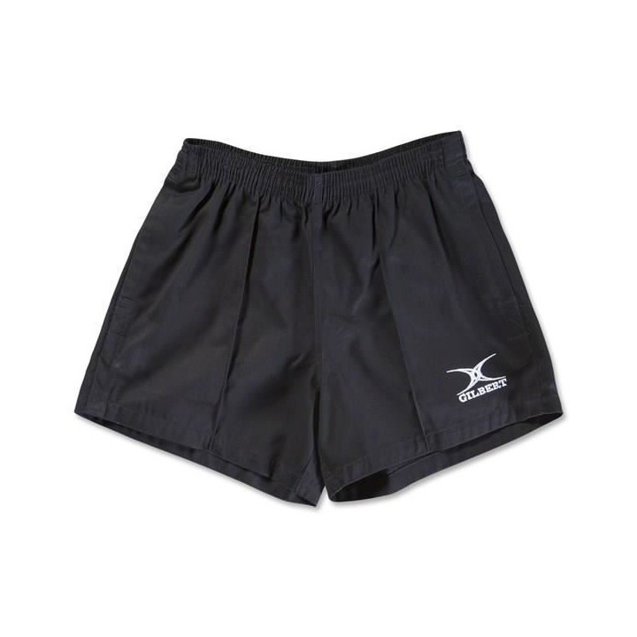 GILBERT Short de rugby Kiwi Pro - Garçon - Noir