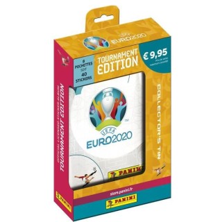 UEFA EURO 2020 Stickers 2021 Tournament Edition - Boîte métal de 8 p