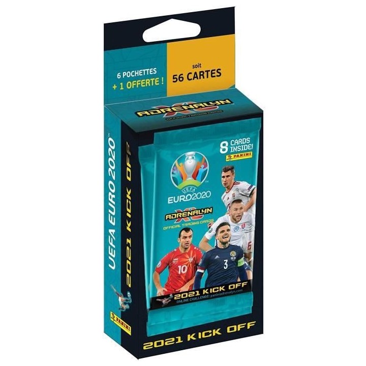 UEFA EURO 2020™ Adrenalyn XL™ 2021 Kick Off - 6 pochettes + 1 OFFE