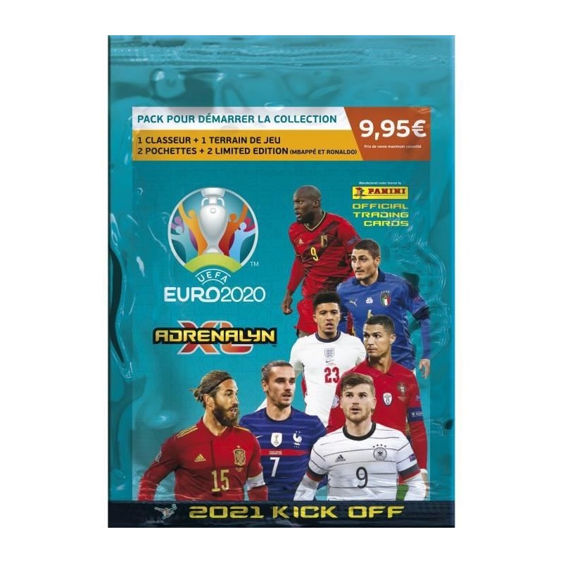 UEFA EURO 2020™ Adrenalyn XL™ 2021 Kick Off - Pack pour démarrer ta collection - Panini - Football