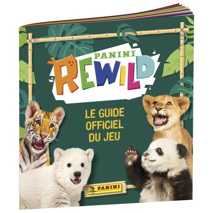 PANINI REWILD TRADING CARDS - Pack 1 classeur + 2 pochettes + 1 carte