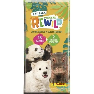 PANINI REWILD TRADING CARDS GAME - Fat pack de 18 cartes + 2 cartes sp