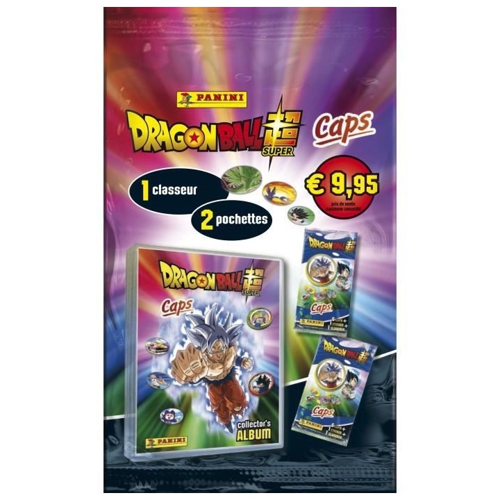 PANINI DRAGON Ball Super Caps - Pack pour démarrer ta collection