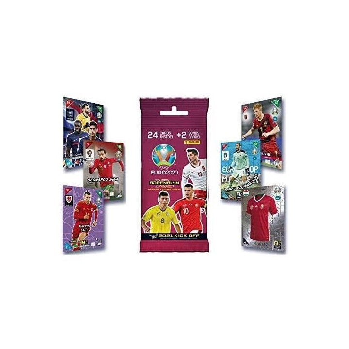 UEFA EURO 2020™ Adrenalyn XL™ 2021 Kick Off - FAT PACK de 24 carte