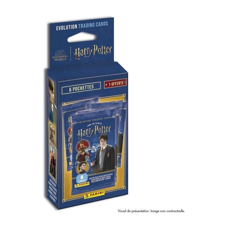 PANINI - Harry Potter Evolution Trading Cards - Blister 6 Pochettes + 1 offerte