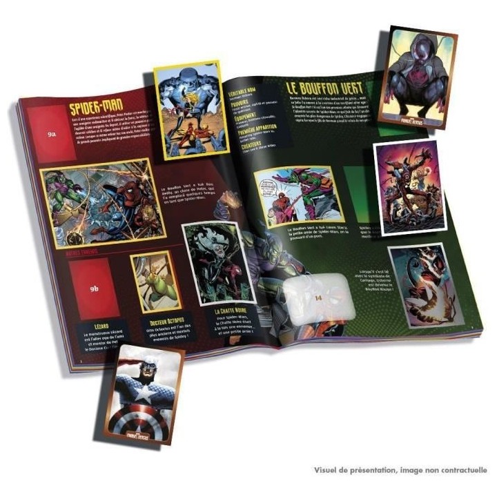 MARVEL VERSUS Album Cartonné + Range Carte
