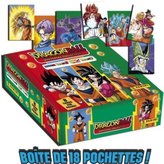 DRAGON BALL Boîte de 18 Pochettes Universal Collection Trading Cards