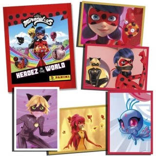 MIRACULOUS HERoeZ IN THE WORLD L'Album + 10 pochettes