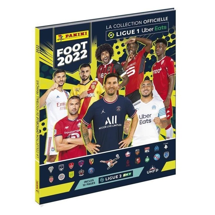 STICKERS FOOT LIGUE 1 2021-22 Pack de 5 Pochettes + 1 Album Offert