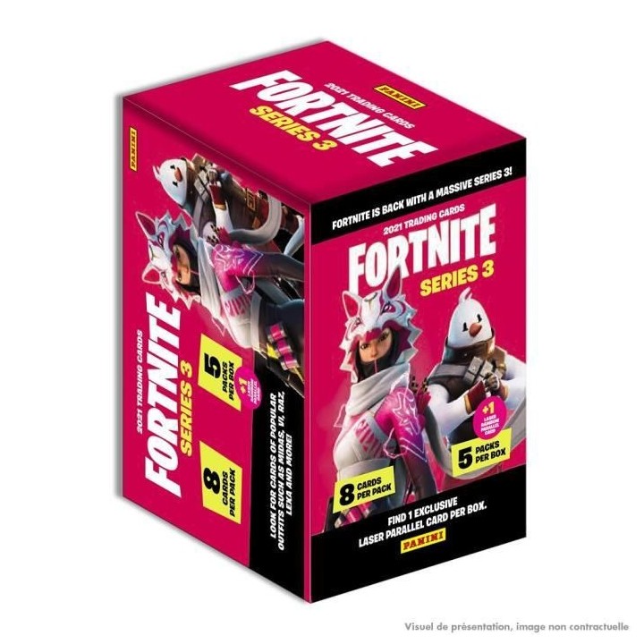 PANINI - Fortnite Serie 3 Trading Cards - Boite De 18 Pochettes