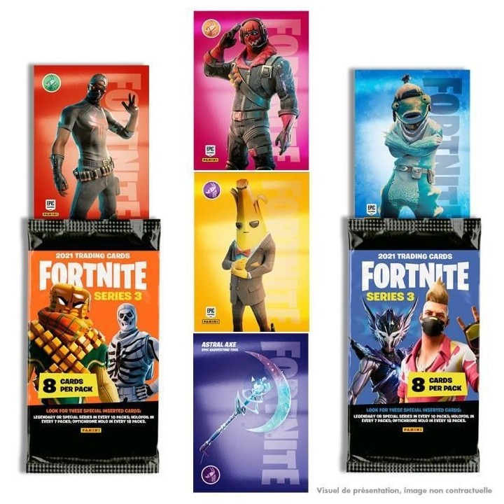 PANINI - Fortnite Serie 3 Trading Cards - Boite De 18 Pochettes