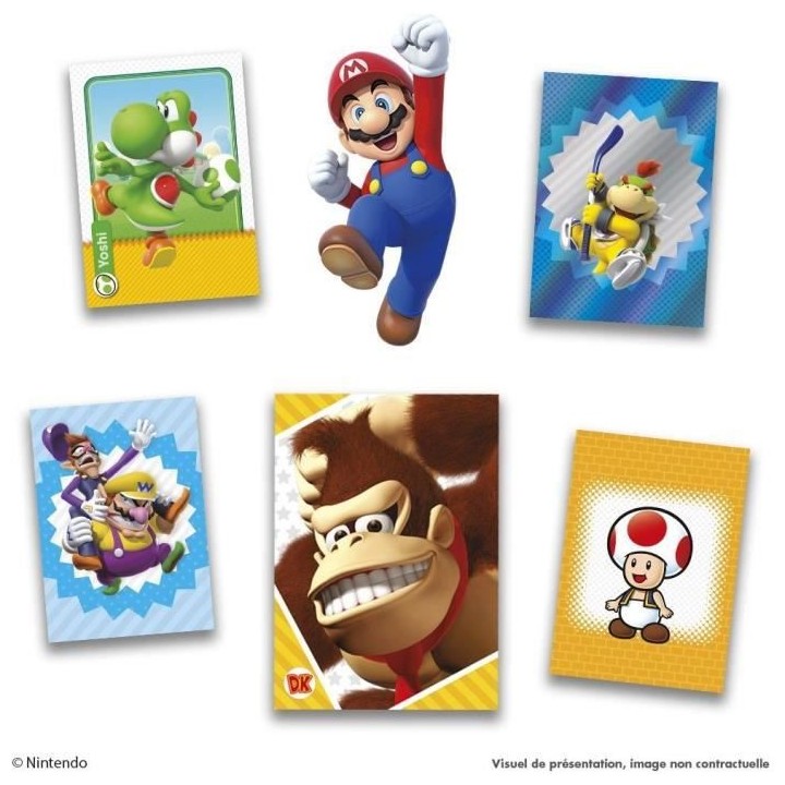 PANINI - Super Mario Trading Cards - Fat Pack De 24 Cartes + 2 Cartes