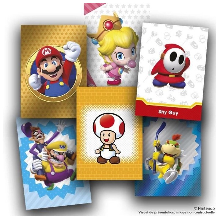 PANINI - Super Mario Trading Cards - Fat Pack De 24 Cartes + 2 Cartes