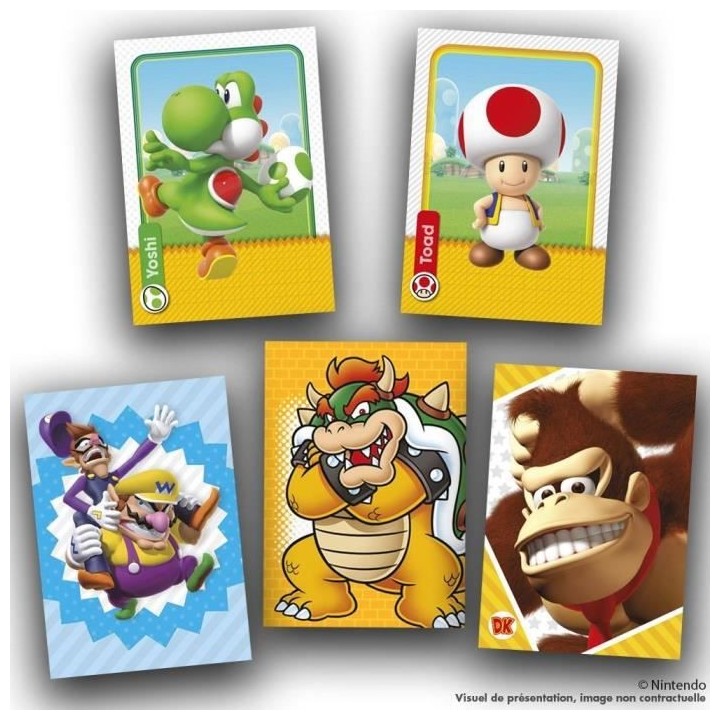 PANINI - Super Mario Trading Cards - Fat Pack De 24 Cartes + 2 Cartes