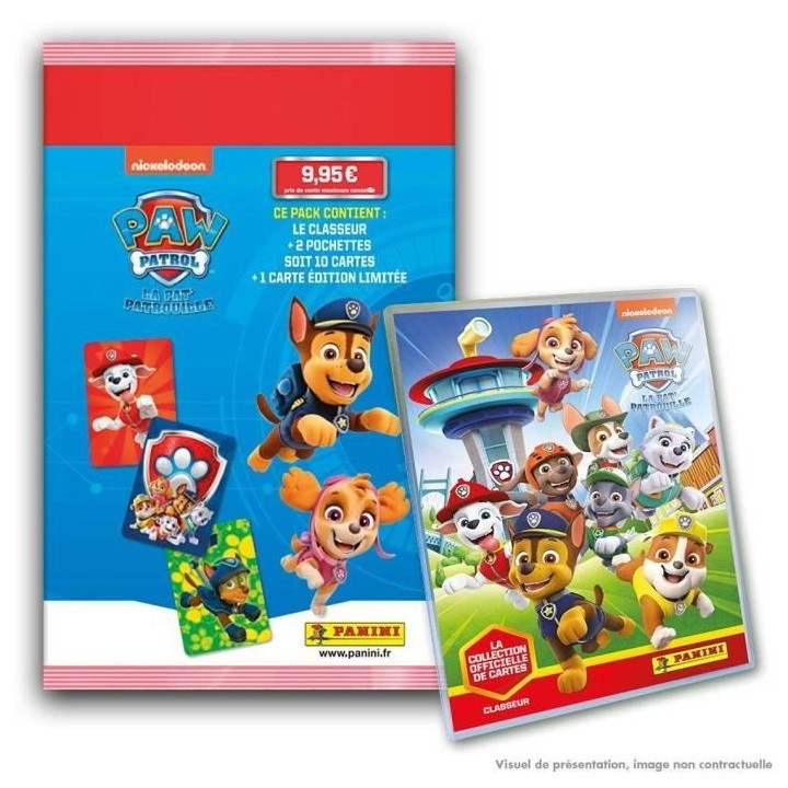 PANINI Pat Patrouille Trading Cards - Pack pour démarrer ta collectio