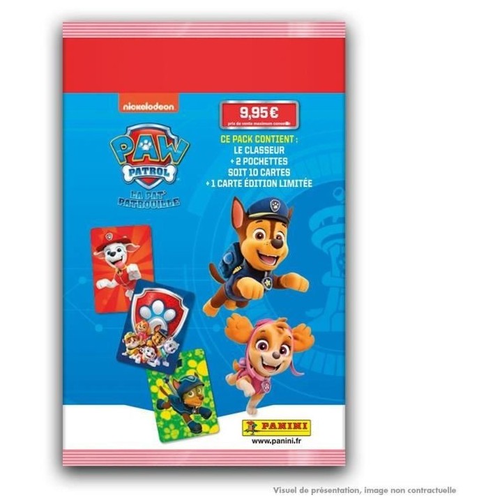 PANINI Pat Patrouille Trading Cards - Pack pour démarrer ta collectio