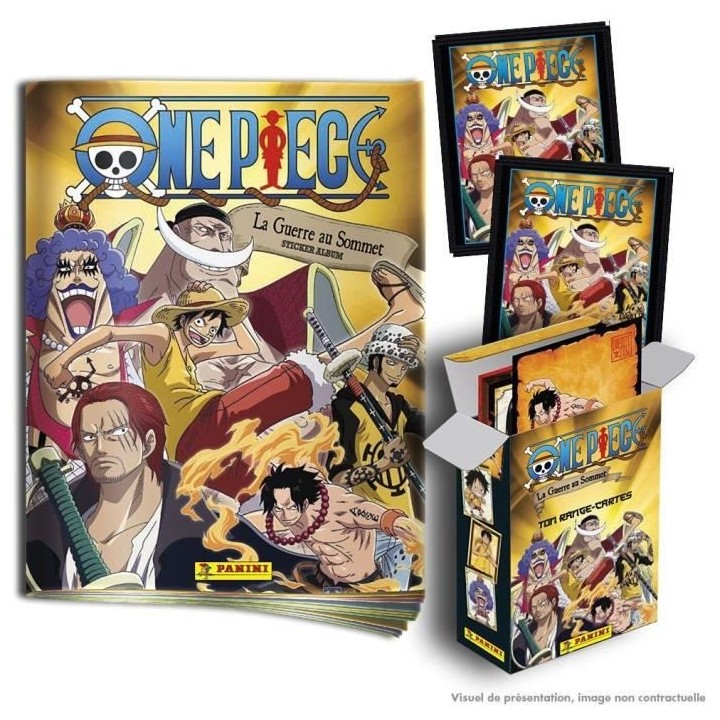 PANINI One Piece La Guerre Au Sommet - Album + Range Cartes
