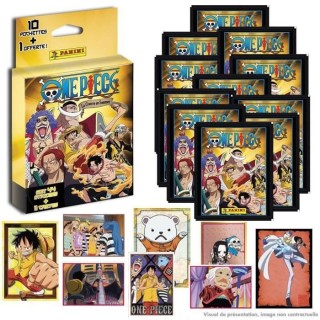 PANINI One Piece La Guerre Au Sommet - Blister de 10 Pochettes + 1 Off