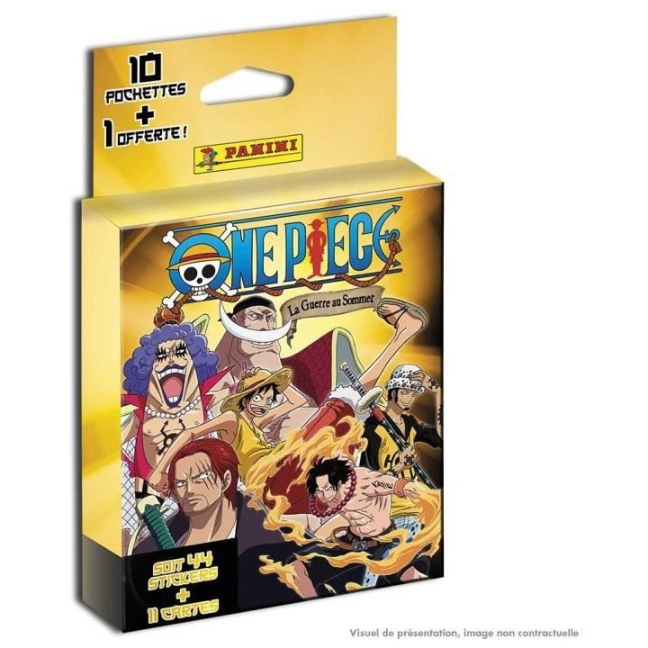 PANINI One Piece La Guerre Au Sommet - Blister de 10 Pochettes + 1 Off