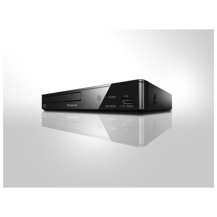 PANASONIC BD84 - Lecteur Blu-Ray Disc 2D - Port USB - Design compact -