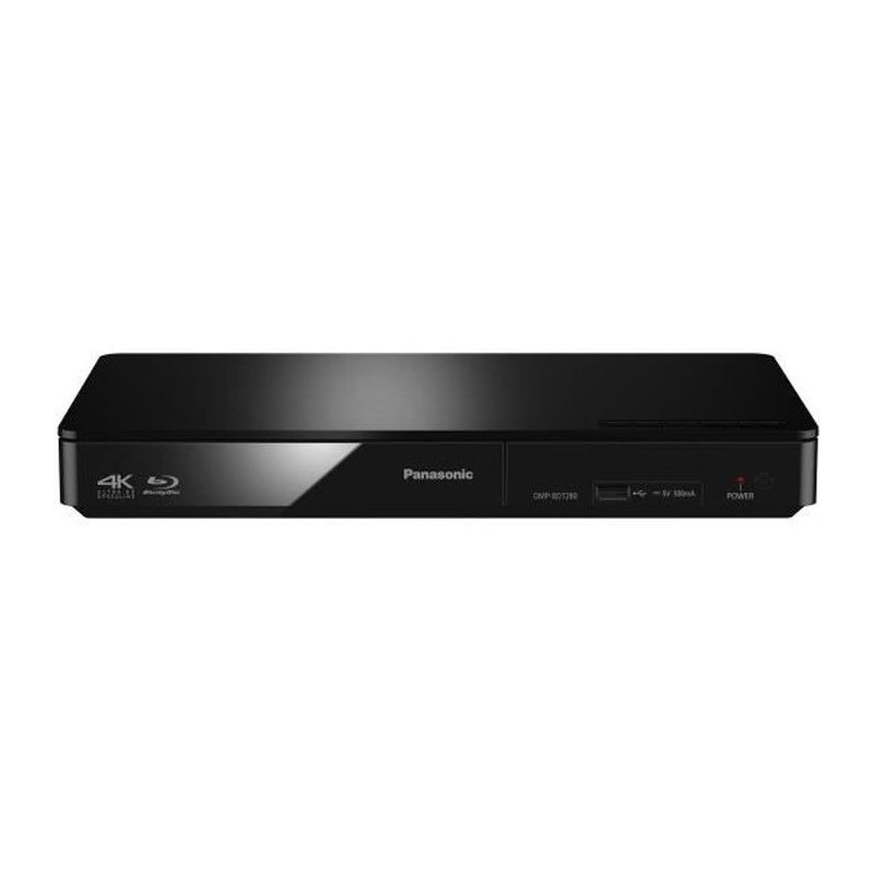 PANASONIC BDT280- Lecteur Blu-Ray Disc 3D Full HD - HDMI, USB - Upscaling 4K - JPEG 4K - Miracast - VOD HD, Internet, Wi-fi