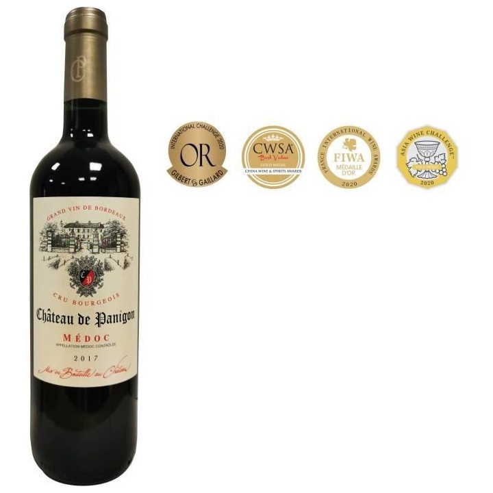 Château de Panigon 2017 Médoc Cru Bourgeois - Vin rouge de Bordeaux