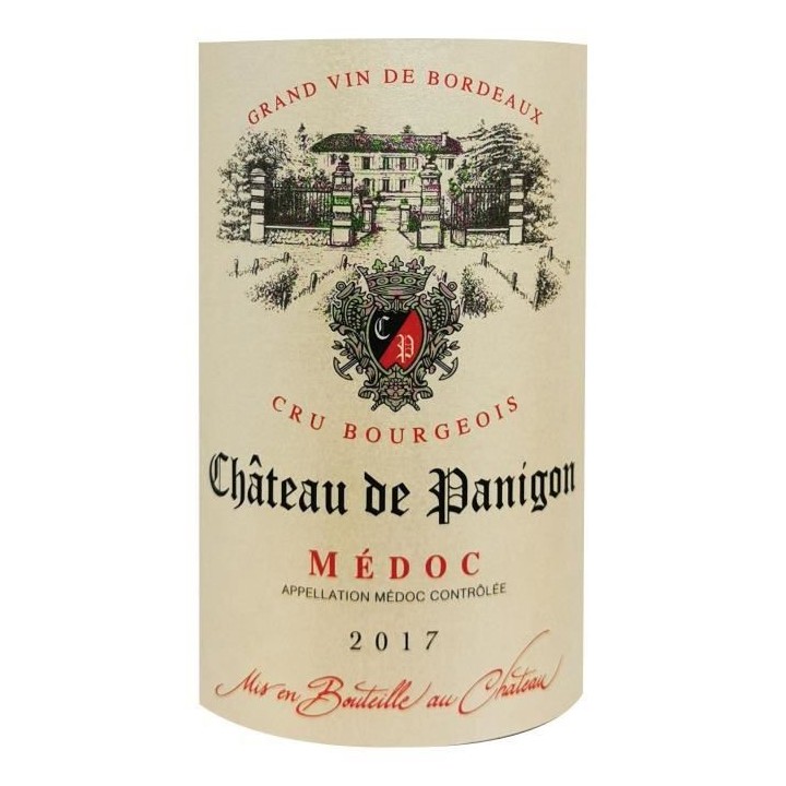 Château de Panigon 2017 Médoc Cru Bourgeois - Vin rouge de Bordeaux