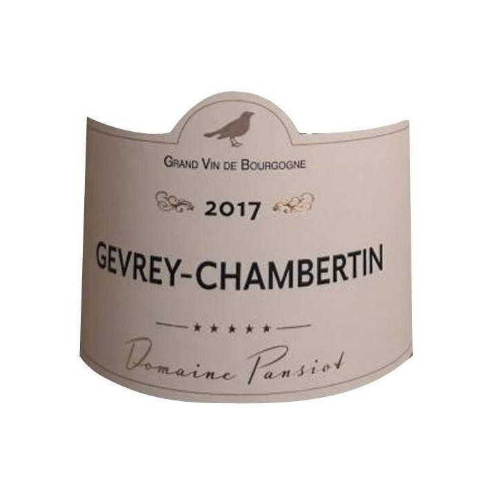 Domaine Pansiot Gevrey-Chambertin - Vin Rouge de Bourgogne
