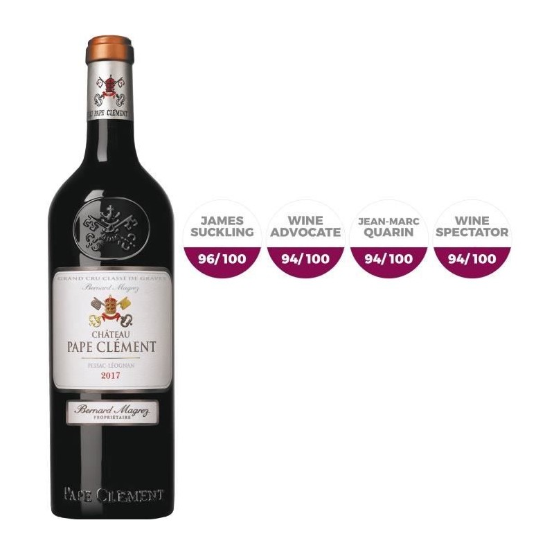 Château Pape Clément 2017 Pessac-Léognan - Vin rouge de Bordeaux