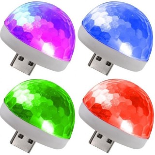 PARTY LIGHT &SOUND 4 Astro USB de 4 x 0,5W RGB avec fiche USB
