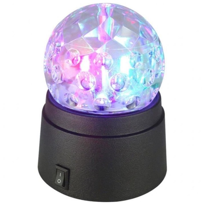 PARTY LIGHT &SOUND Ensemble de 3 mini effets de lumiere a LED