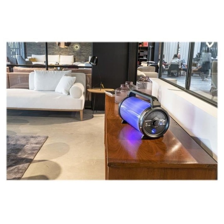 PARTY LIGHT &SOUND Enceinte nomade Bluetooth a LED avec USB, Micro-SD